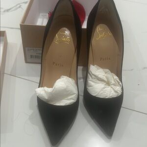 Christian Louboutin Black Heels Elegant Design